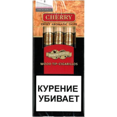 Купить Сигариллы HANDELSGOLD Tip-Cigarillos Cherry 1уп/5шт Сигариллы HANDELSGOLD Tip-Cigarillos Cherry 1уп/5шт